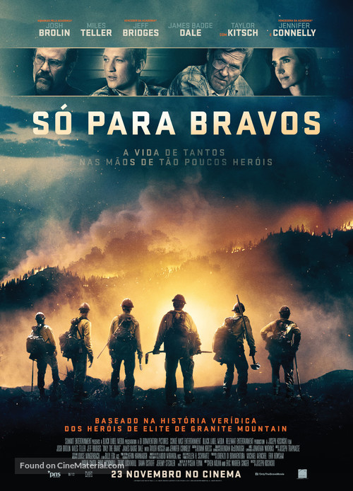 Only the Brave - Portuguese Movie Poster