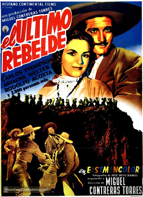 El &uacute;ltimo rebelde - Argentinian Movie Poster