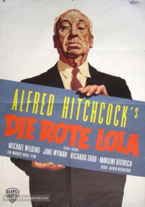 Stage Fright - German Movie Poster
