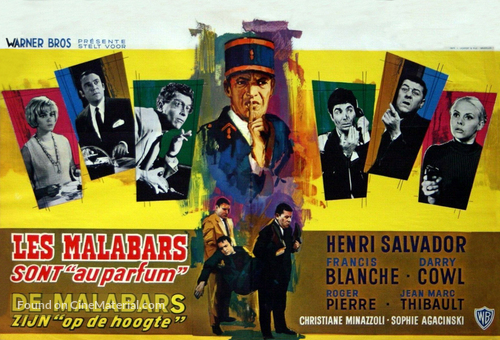 Les malabars sont au parfum - Belgian Movie Poster