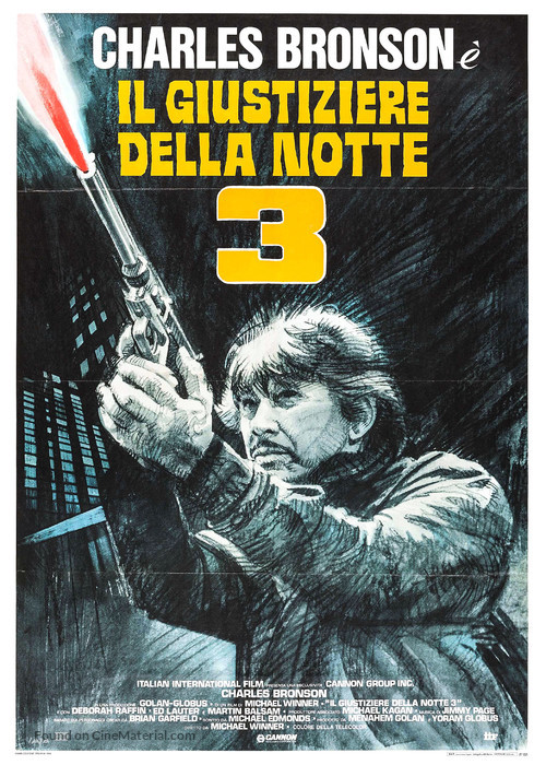 Death Wish 3 - Italian Movie Poster