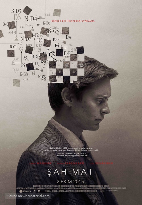 Pawn Sacrifice - Turkish Movie Poster