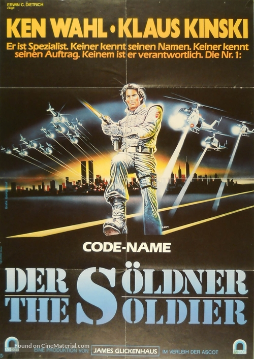 The Soldier - German Movie Poster