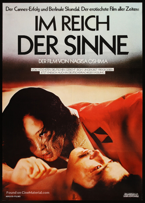 Ai no corrida - German Movie Poster