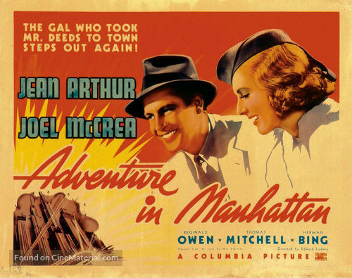 Adventure in Manhattan - Movie Poster