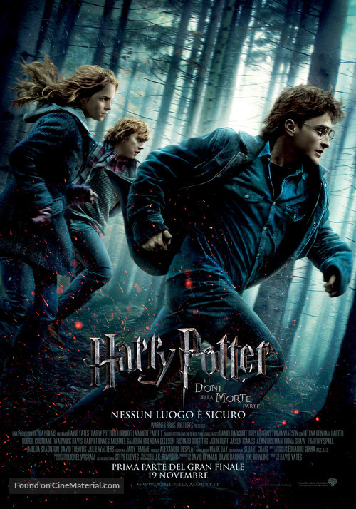 Harry Potter and the Deathly Hallows - Part 1 - Italian Movie Poster