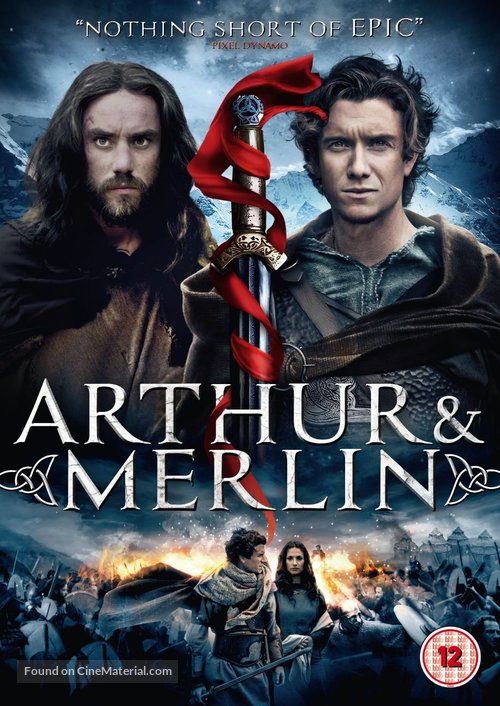 Arthur &amp; Merlin - British DVD movie cover
