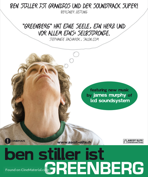 Greenberg - Swiss Movie Poster