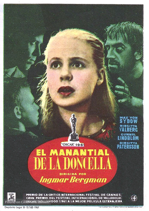 Jungfruk&auml;llan - Spanish Movie Poster