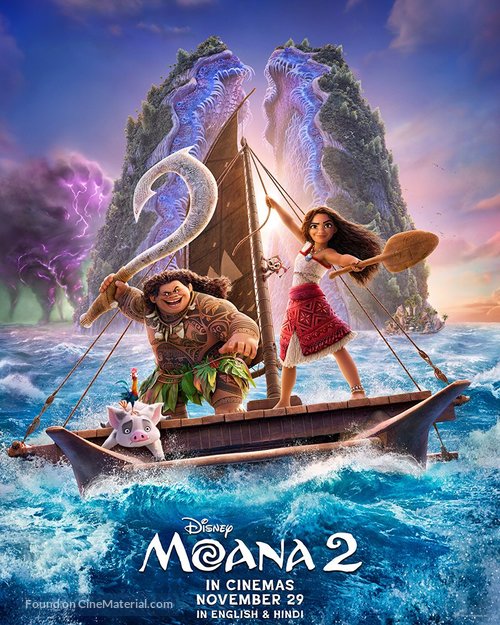 Moana 2 - Indian Movie Poster