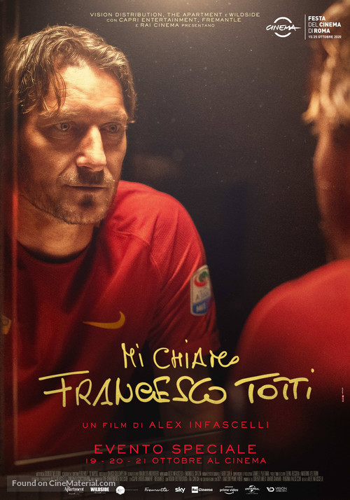 Mi chiamo Francesco Totti - Italian Movie Poster