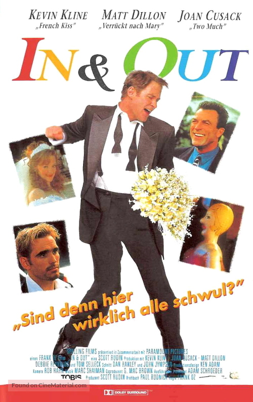 In &amp; Out - German Movie Cover