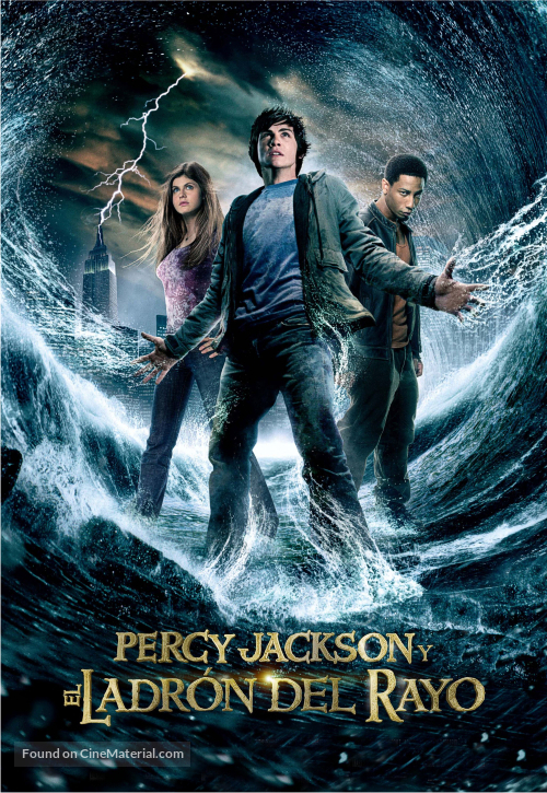 Percy Jackson &amp; the Olympians: The Lightning Thief - Argentinian DVD movie cover