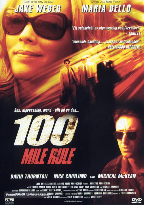 100 Mile Rule - Swedish Movie Cover