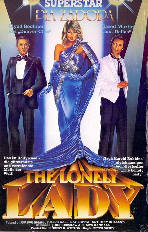 The Lonely Lady - German VHS movie cover