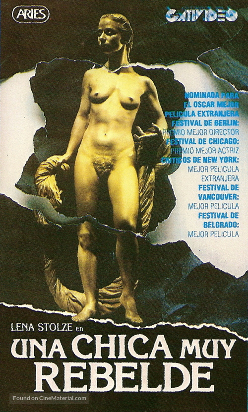 Das schreckliche M&auml;dchen - Argentinian VHS movie cover