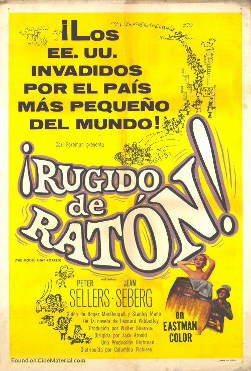 The Mouse That Roared - Argentinian Movie Poster