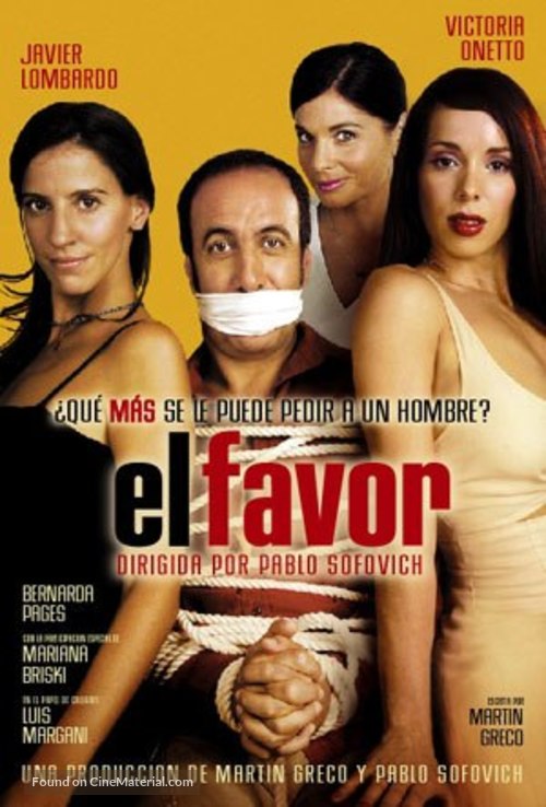 El favor - Argentinian poster