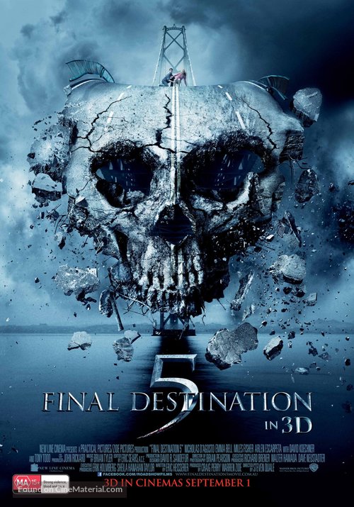 Final Destination 5 - Australian Movie Poster