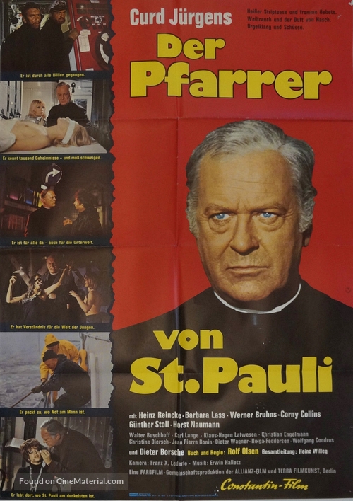 Der Pfarrer von St. Pauli - German Movie Poster