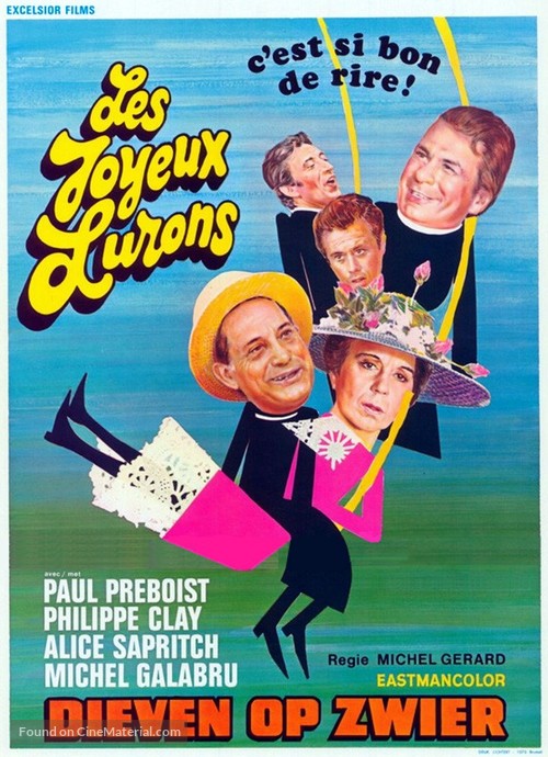 Les joyeux lurons - Belgian Movie Poster