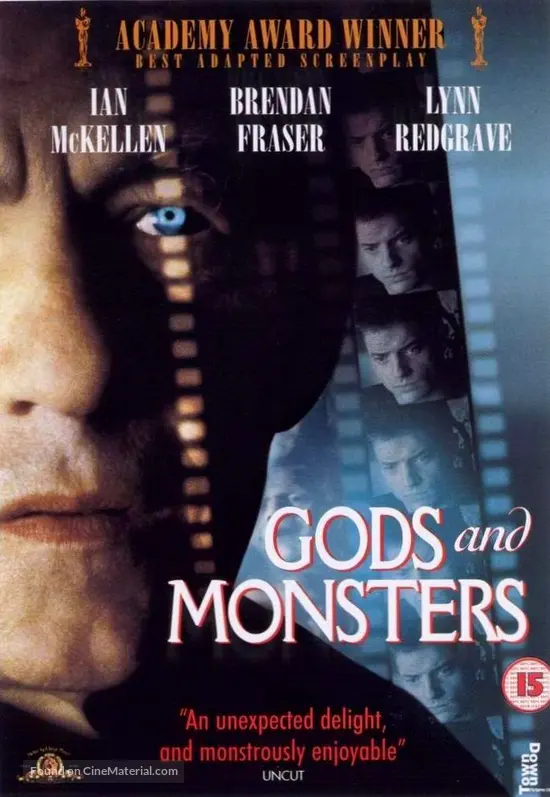 Gods and Monsters - British DVD movie cover