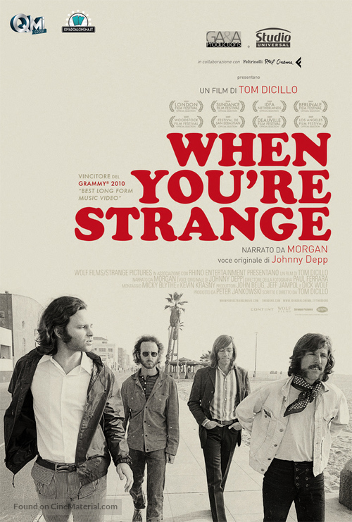 When You&#039;re Strange - Italian Movie Poster