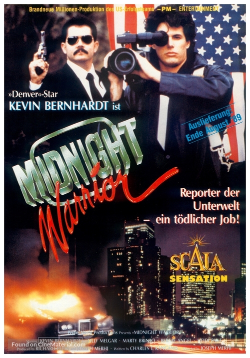 Midnight Warrior - German poster