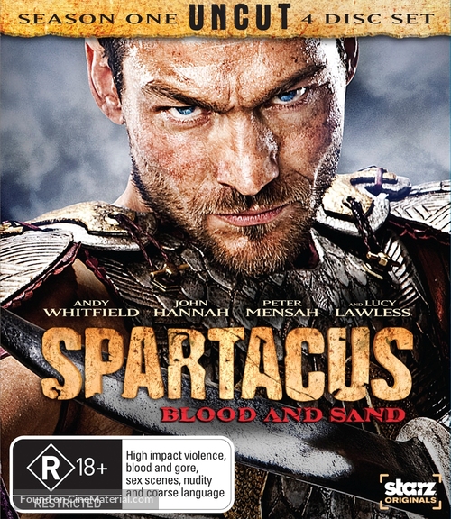 &quot;Spartacus: Blood And Sand&quot; - New Zealand Blu-Ray movie cover