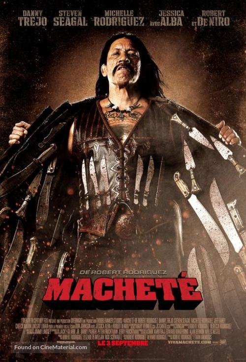 Machete - Canadian Movie Poster
