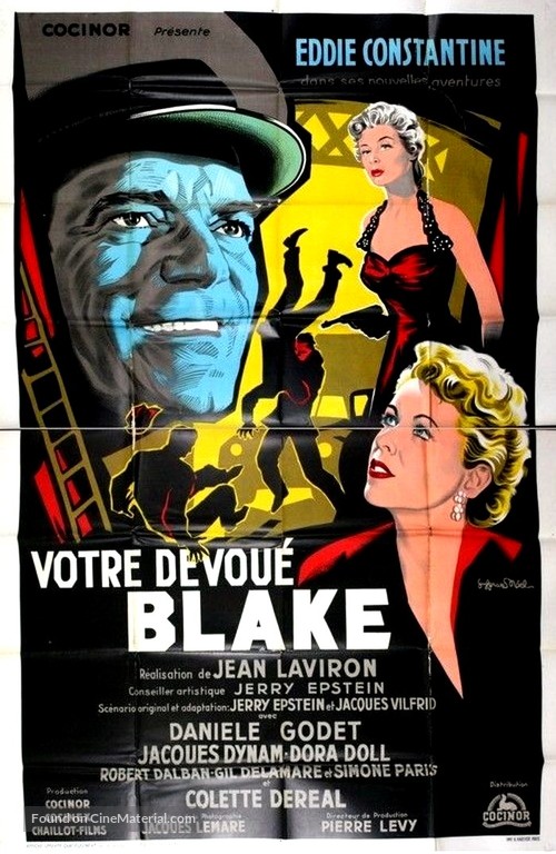 Votre d&eacute;vou&eacute; Blake - French Movie Poster