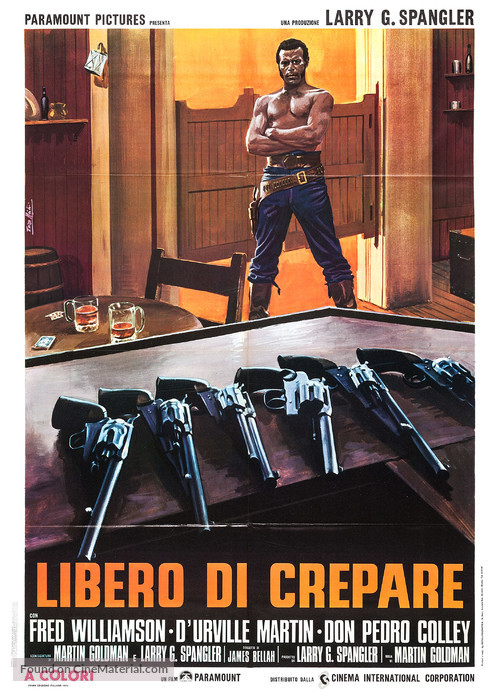 The Legend of Nigger Charley - Italian Movie Poster