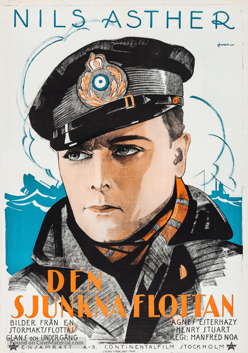 Die versunkene Flotte - Swedish Movie Poster