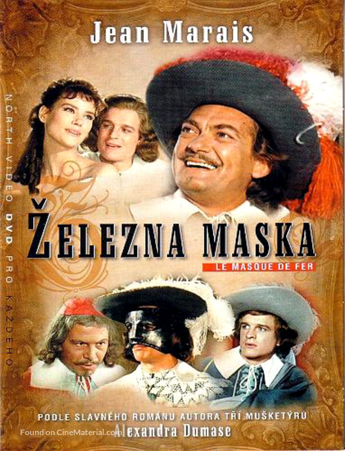 Masque de fer, Le - Czech DVD movie cover