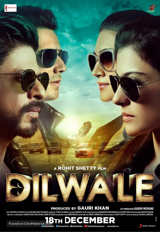 Dilwale (2015) Indian movie poster