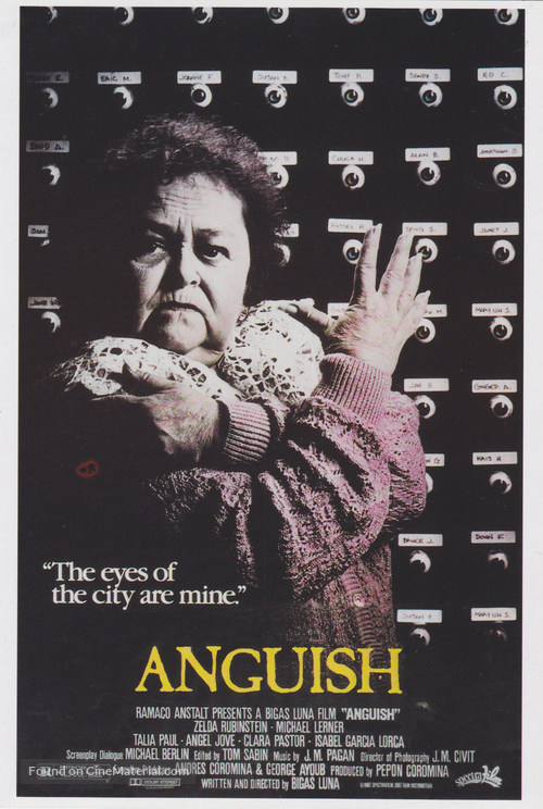 Angustia - Theatrical movie poster