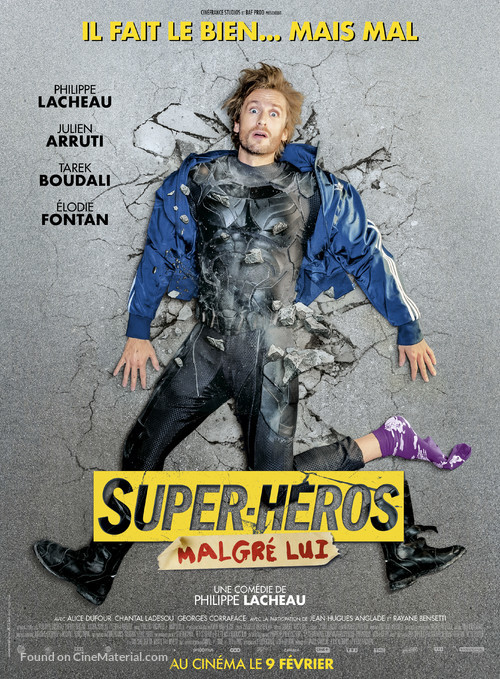 Super-h&eacute;ros malgr&eacute; lui - French Movie Poster