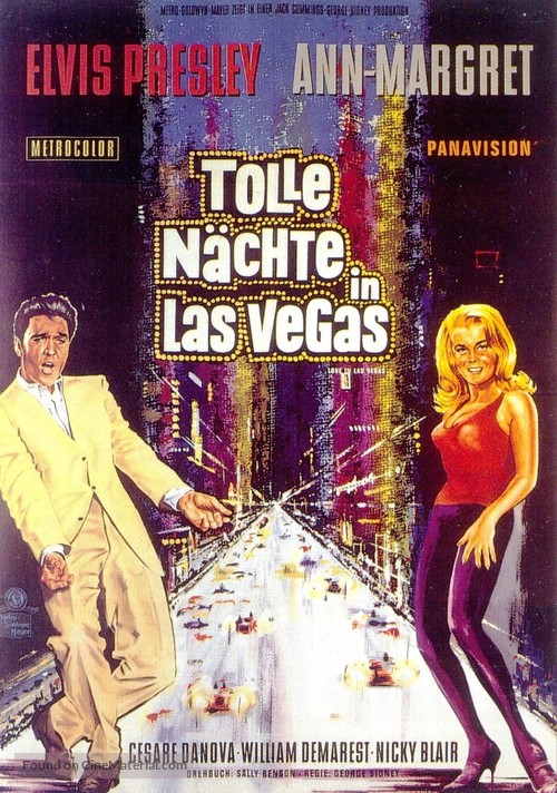 Viva Las Vegas - German Movie Poster