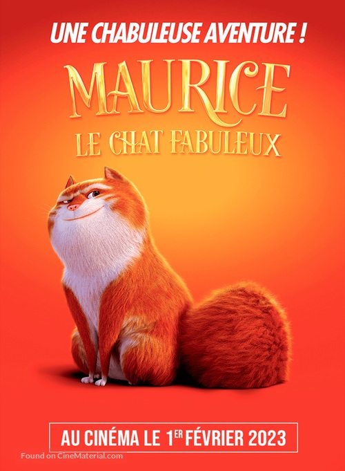The Amazing Maurice - French Movie Poster