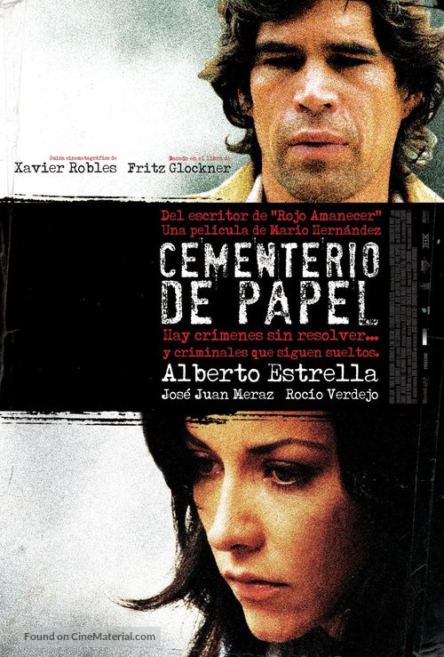 Cementerio de papel - Mexican Movie Poster