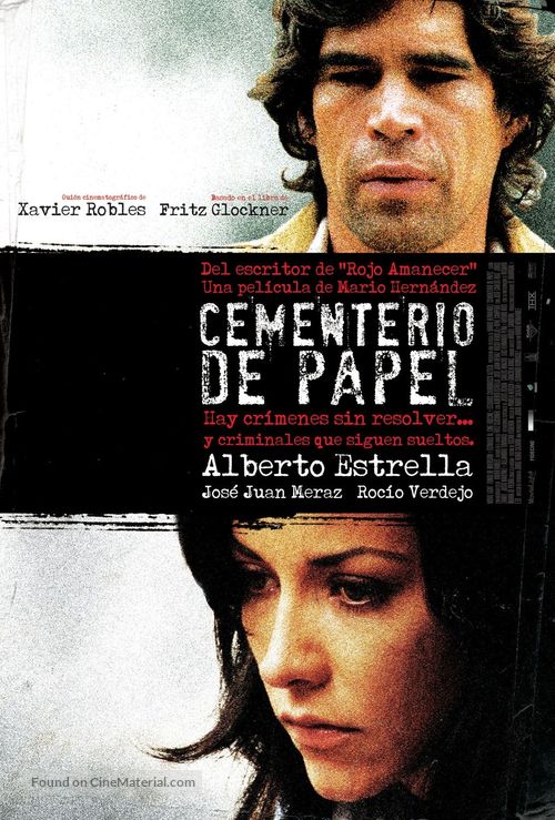 Cementerio de papel - Mexican Movie Poster