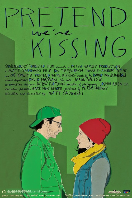 Pretend We&#039;re Kissing - Canadian Movie Poster