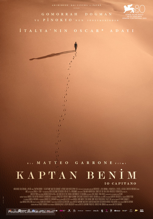 Io capitano - Turkish Movie Poster