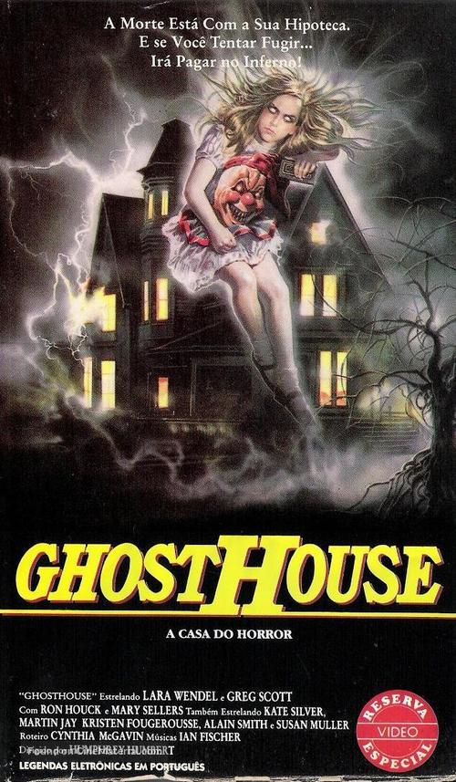 La casa 3 - Ghosthouse - Brazilian VHS movie cover