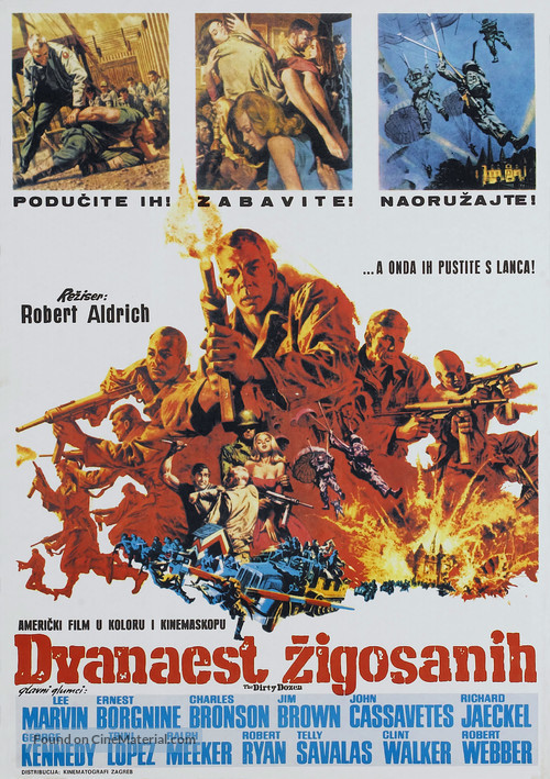 The Dirty Dozen - Yugoslav Movie Poster