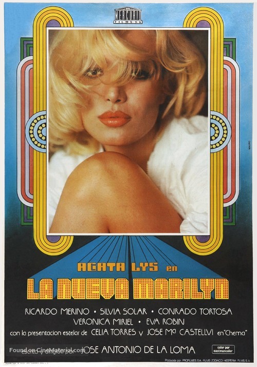 La nueva Marilyn - Spanish Movie Poster