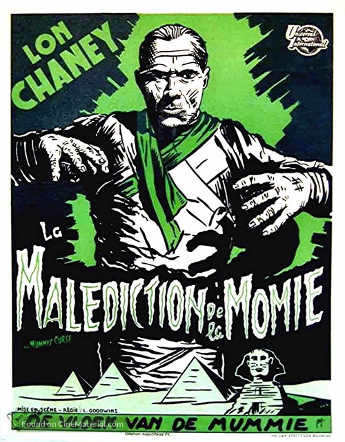 The Mummy&#039;s Curse - Belgian Movie Poster