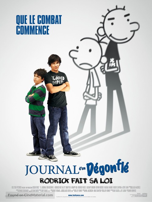 Diary of a Wimpy Kid 2: Rodrick Rules - French Movie Poster