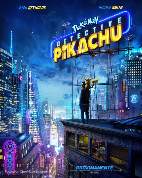 Pok&eacute;mon: Detective Pikachu - Mexican Movie Poster