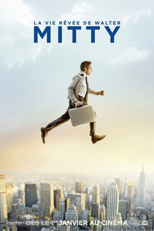 The Secret Life of Walter Mitty - Swiss Movie Poster